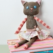 Tweed Cat Doll