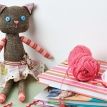 Tweed Cat Doll