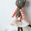 Tweed Cat Doll