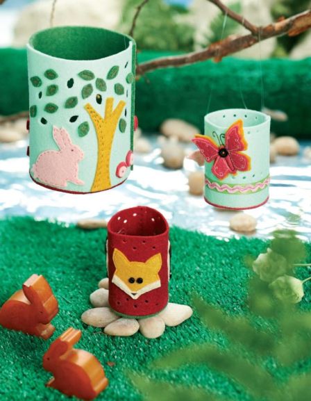 Felt Animal Lanterns