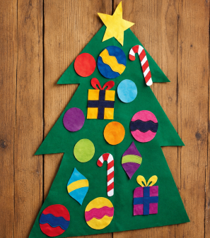 Easy Felt Christmas Tree Sewing Pattern