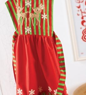 Festive Reindeer Apron