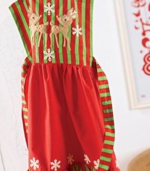 Festive Reindeer Apron