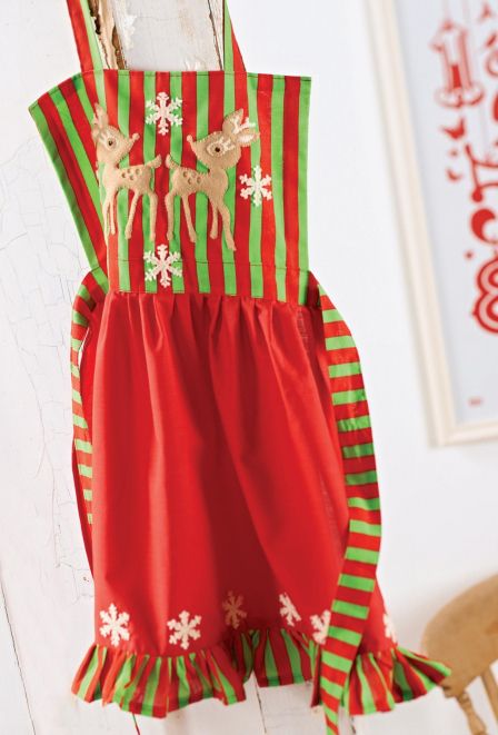 Festive Reindeer Apron