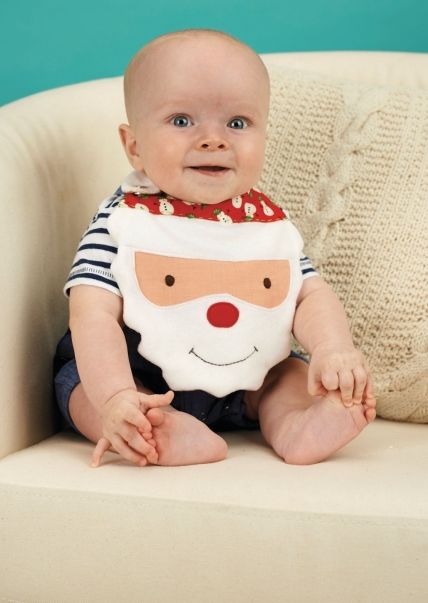 Festive baby bibs