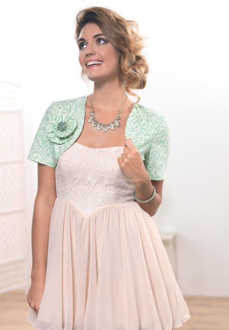 Floral Bolero Jacket