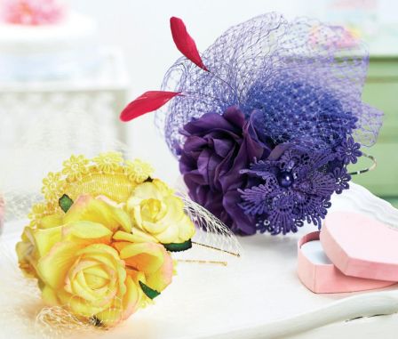 Floral Wedding Fascinators