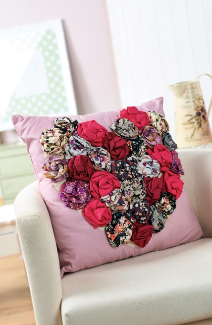 Flower Heart Cushion