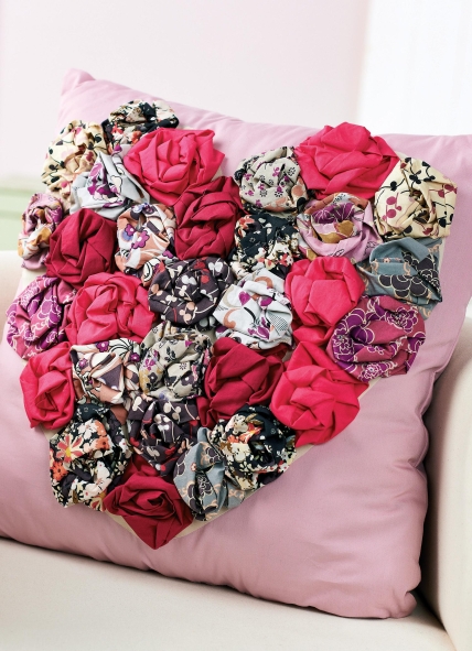 Flower Heart Cushion