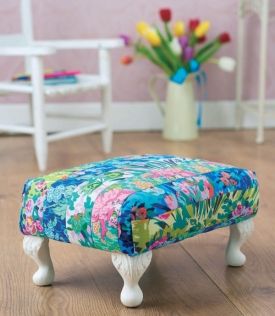Amy Butler footstool Amy Butler footstool