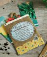 Appliqued and Embroidered Garden Sign, Seed and Plant Marker Pocket