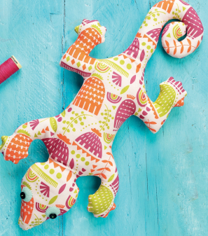 Gecko Lizard Toy Sewing Pattern