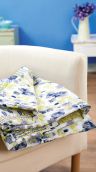 Geometric and Linear Quilt and Cushion Set