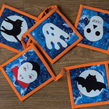 Appliqué Halloween Bunting Sewing Pattern