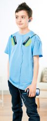 Headphones and Pow Applique T-shirt