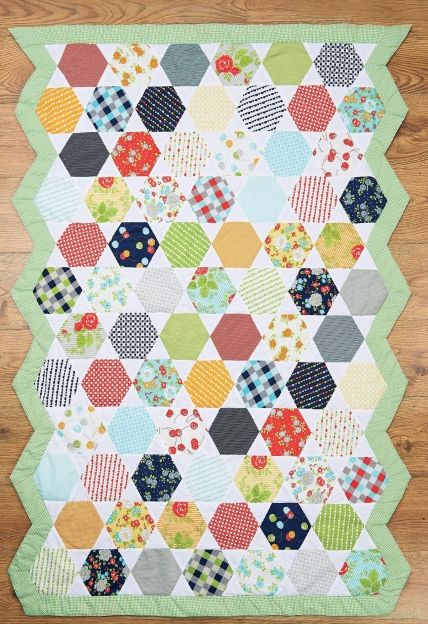 Hexagon top quilt patterns