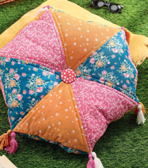 Beginner Hexie Cushion Sewing Pattern
