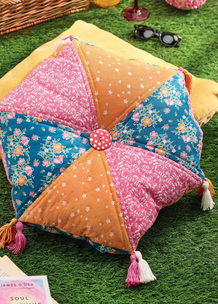 Beginner Hexie Cushion Sewing Pattern