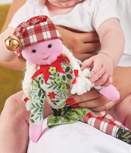 Christmas Holly Berry Elf Doll Sewing Pattern