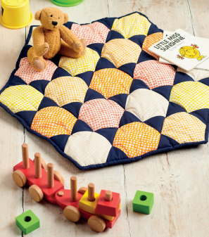 Honeycomb Children’s Quilt Playmat Sewing Pattern