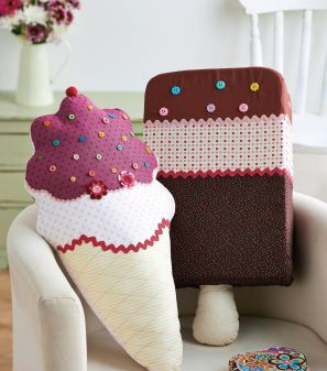 Cotton Print Ice Cream Cushions
