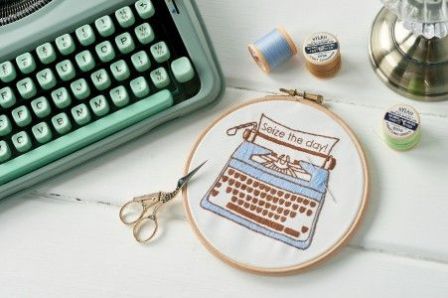 Inspirational embroidery hoop