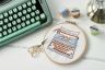 Inspirational embroidery hoop