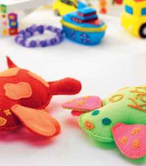 Kids’ Felt Puppy Toys