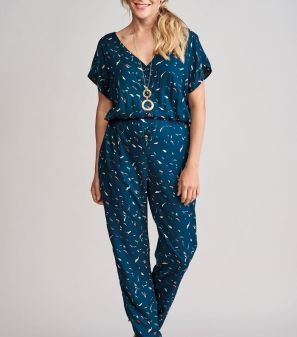 V-Neck Jumpsuit