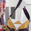 Geometric Leather Bag