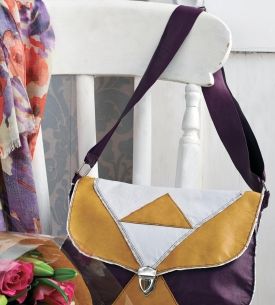 Geometric Leather Bag