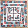 Liberty Heart Patchwork Quilt