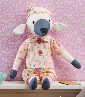 Lilah Lamb Toy Sewing Pattern | Dressimal Series