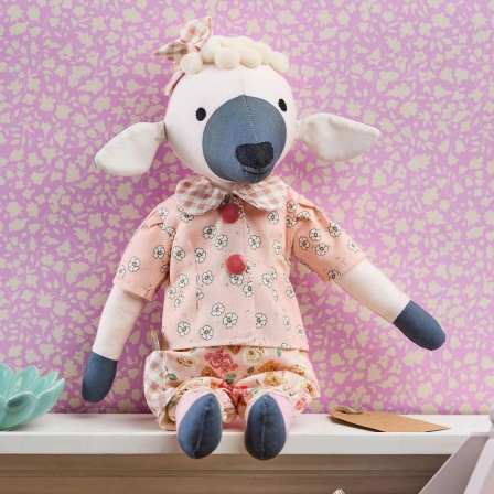 Lilah Lamb Toy Sewing Pattern | Dressimal Series