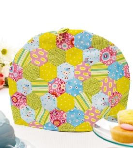 English Paper Pieced tea cosy