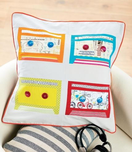 Retro Mixtape Cushion