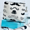 Moustache Printed Toiletry Set