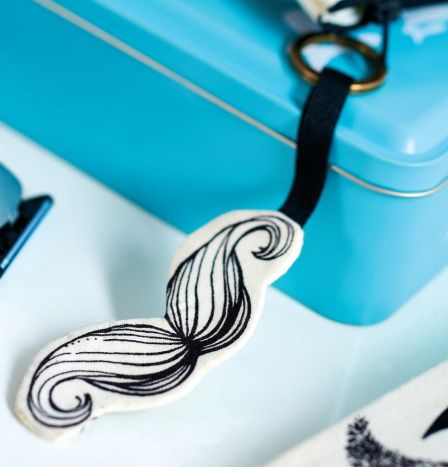 Moustache Printed Toiletry Set