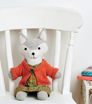 Upcycled Toy Fox