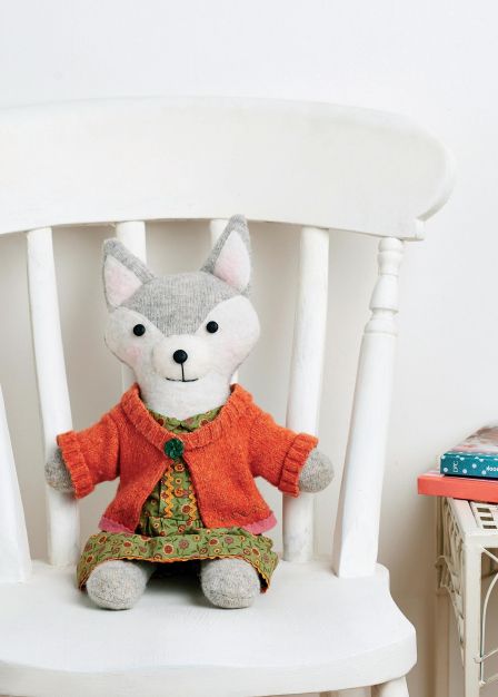 Upcycled Toy Fox