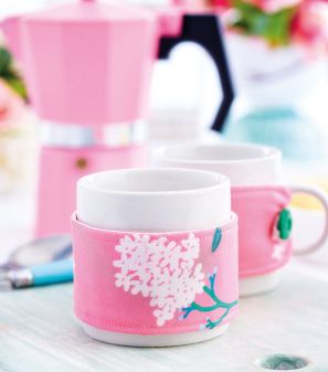 Floral Mug Cosy Beginner Sewing Pattern
