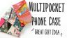 DIY Phone Case With Multiple Pockets: The Crafts Channel Template