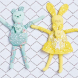 Rabbit and Bear Toy Sewing Pattern