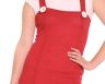 No-Pattern Skirt to Pinafore Remake