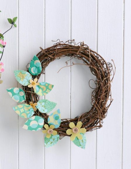 No-sew wreath