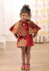 No Pattern Girl’s Dress and Cape Set