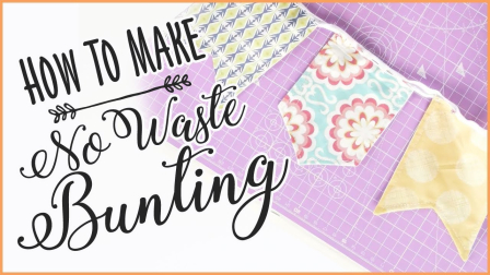 Simple No-Waste Bunting Template: The Crafts Channel