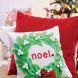 Christmas Mistletoe Cushion and Decoration Set