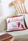 Bird Motif Scandi Cushion