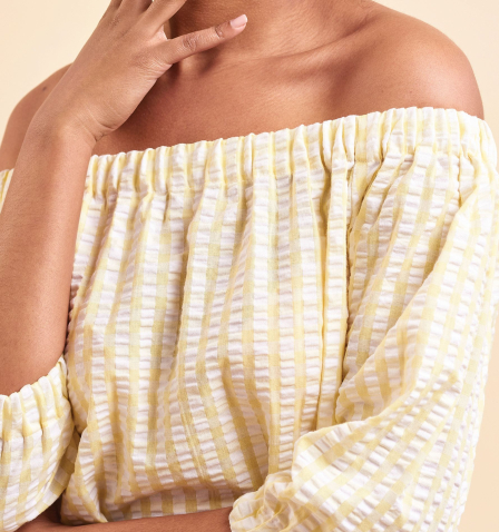 Off-Shoulder Bardot Dress Sewing Pattern | UK Sizes 8-24